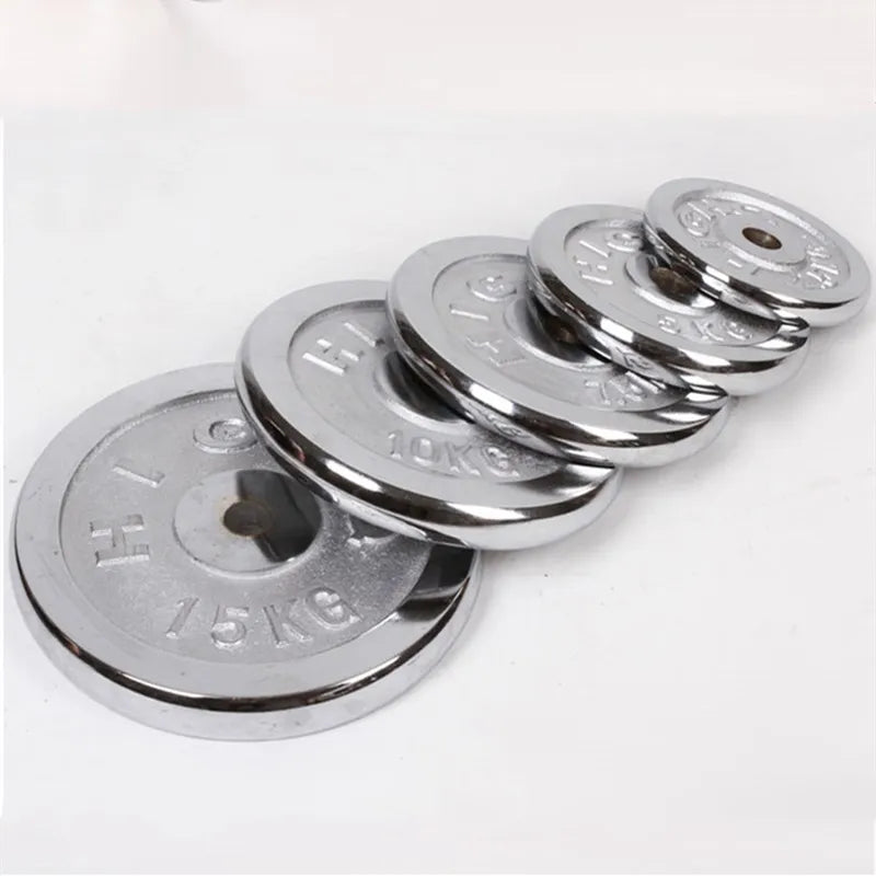 All Steel Iron Plated Dumbbell Piece 0.5kg-20kg Free Weight Combination Barbell