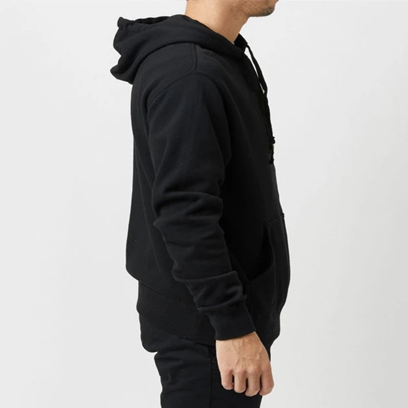 Fashion Brand Men's Hoodies New Spring Solid Color