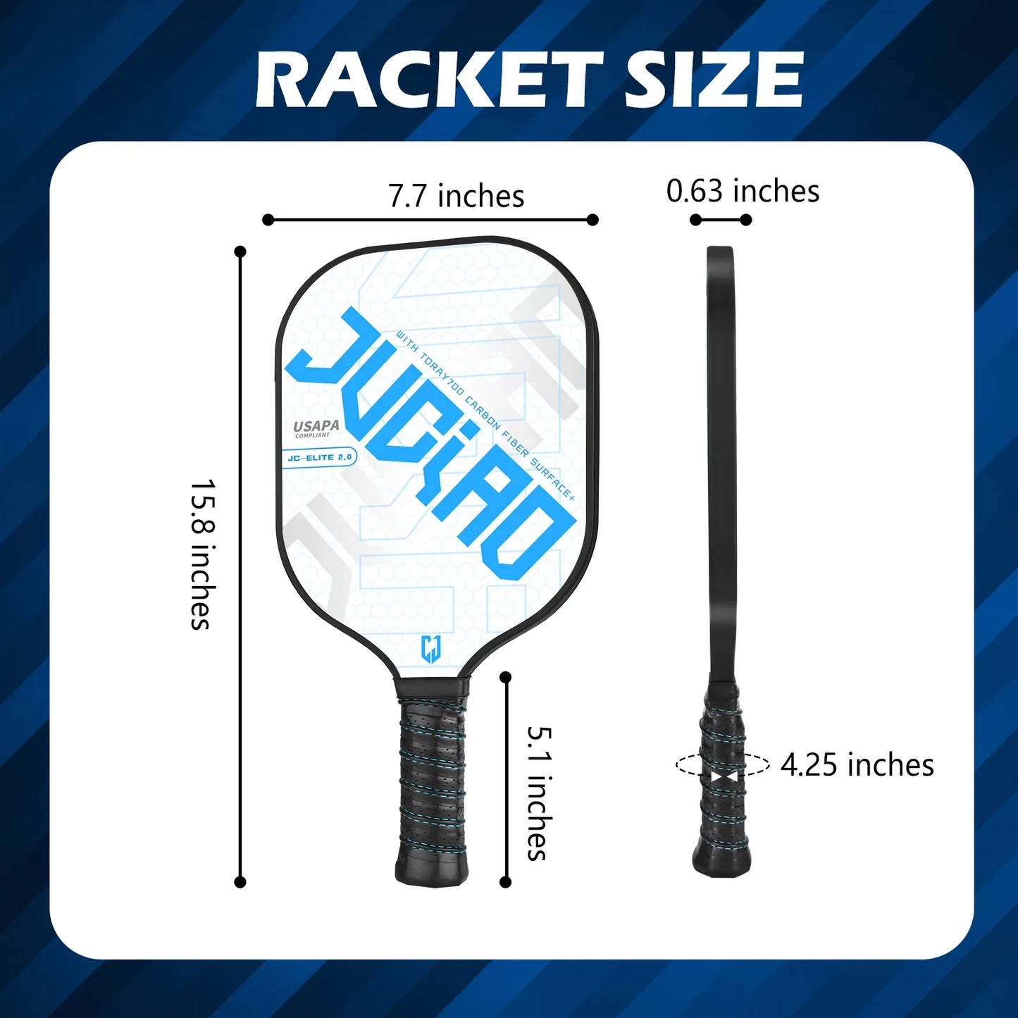 Pickleball Paddles Set USAPA Compliant Includes 4 Balls  Pickleball Racket Sports Equipment