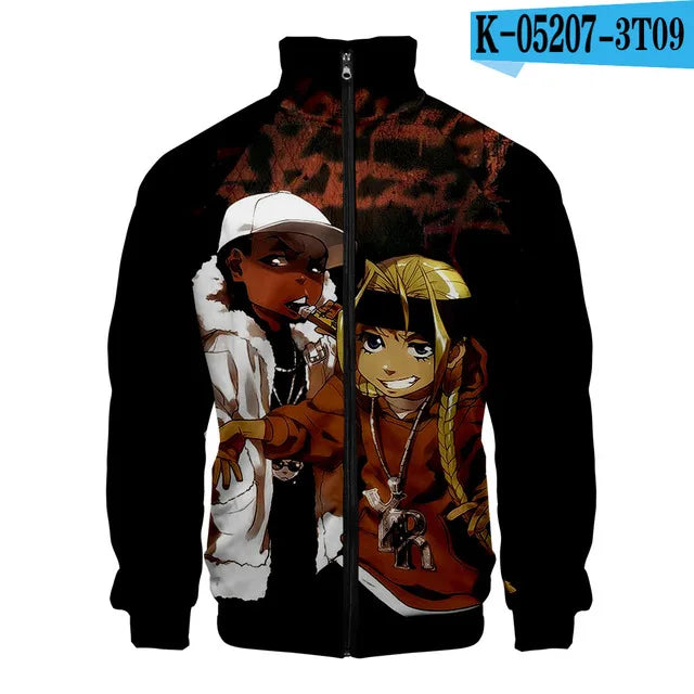 Coats The Boondocks hoodie cosplay Costume men Jacket Sweatshirts