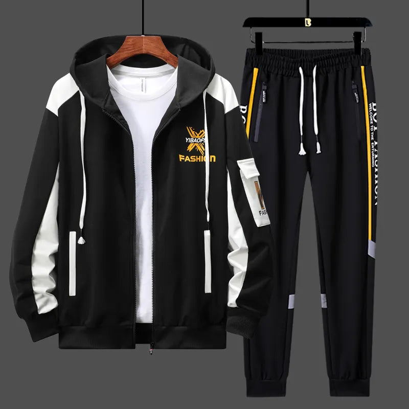 Designer new sport suits mens hoodie 2 piece tracksuit