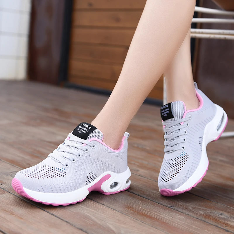 Women's Platform Toning Wedge Zapatillas Sports Slimming Sneakers Fitness