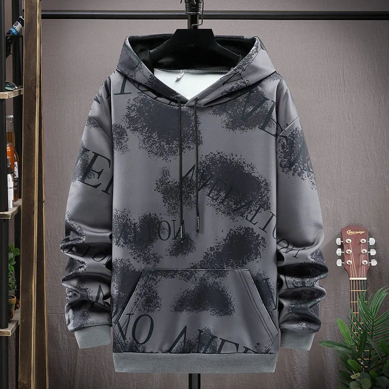 New Fashion Trend Camouflage Hoodie Set Men's Casual Relaxed Comfortable High Quality