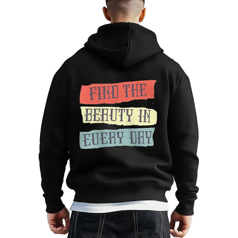 New Print American Fashion Men's Sweatshirt High Street Hip Hop Hoodies