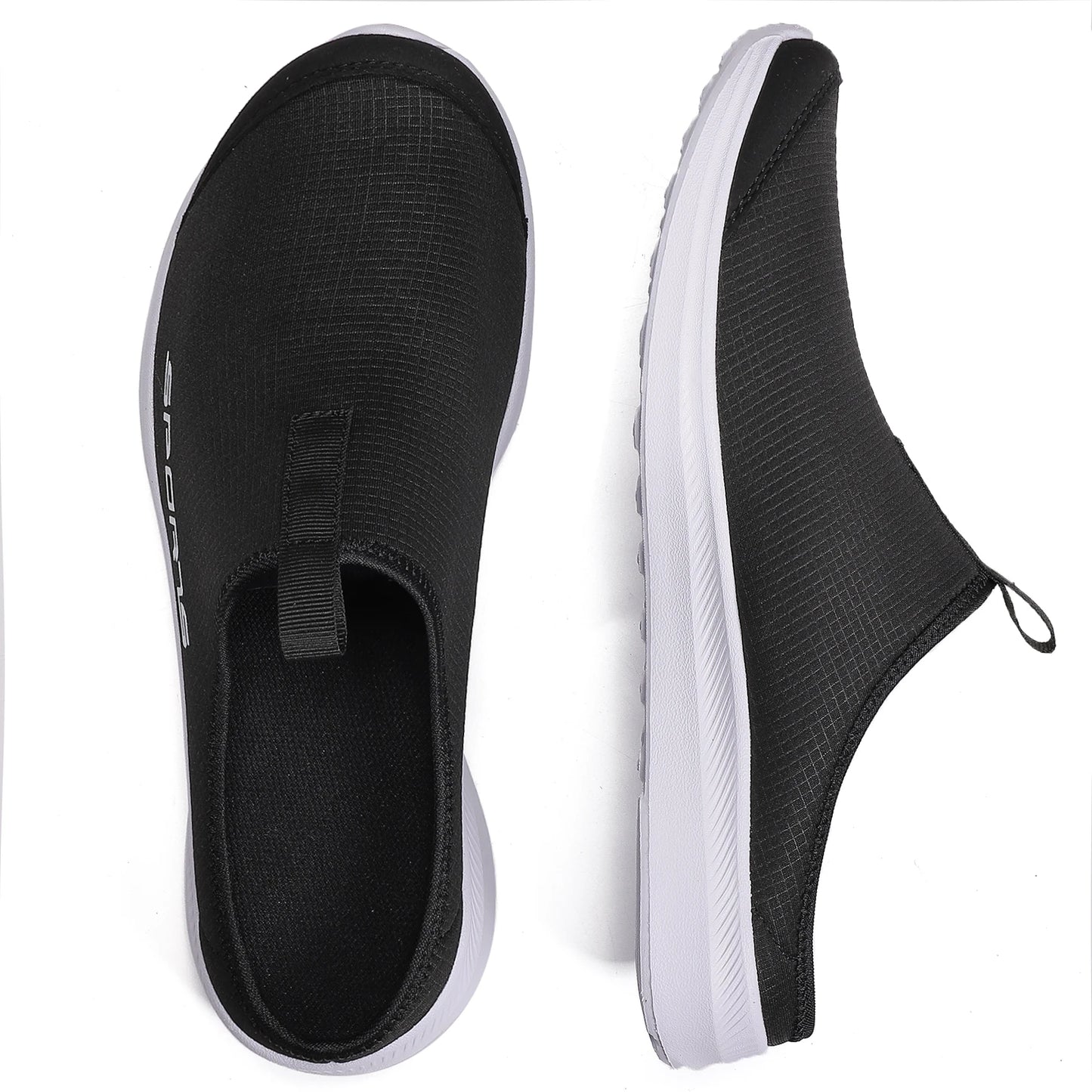 Half Slippers for Men Trendy Flat Bottom Casual Shoes Soft Sole