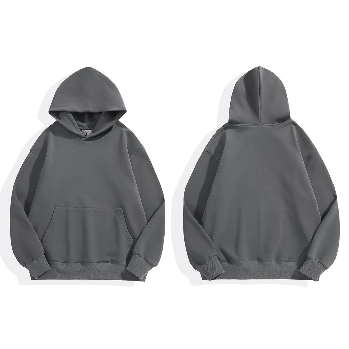 Heavy Cotton Plus Velvet Hoodie Sweater Unisex Thickened Pullover