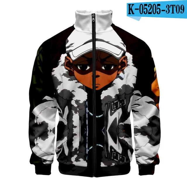 Coats The Boondocks hoodie cosplay Costume men Jacket Sweatshirts