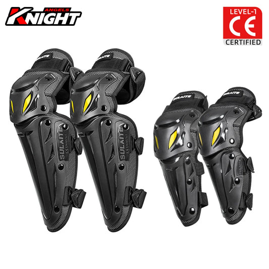 Motorcycle Knee Pad Elbow Protective Combo Equipment Gear Motocross