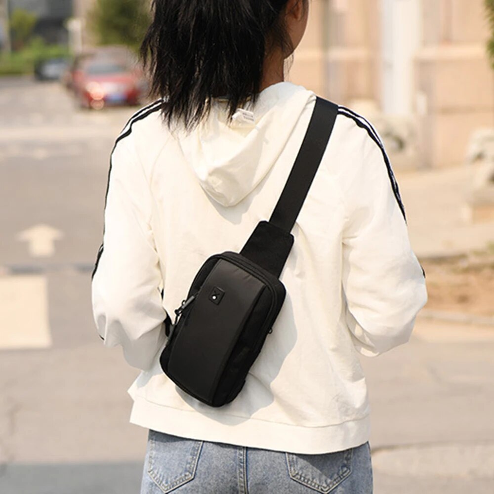 Waterproof Casual  Bag Men Women Multifunction Crossbody Bag