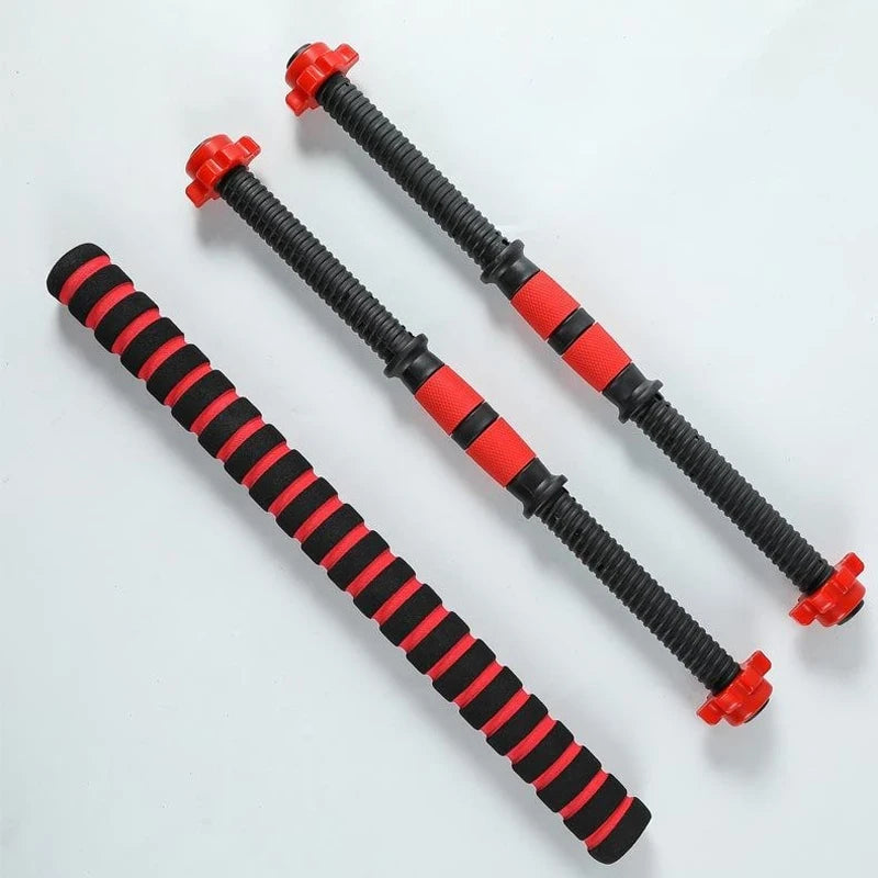 Dumbbell Steel Weight Lifting Spinlock Bars With Connector For Gym Home Fitness