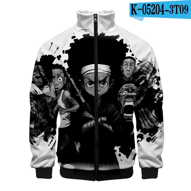 Coats The Boondocks hoodie cosplay Costume men Jacket Sweatshirts