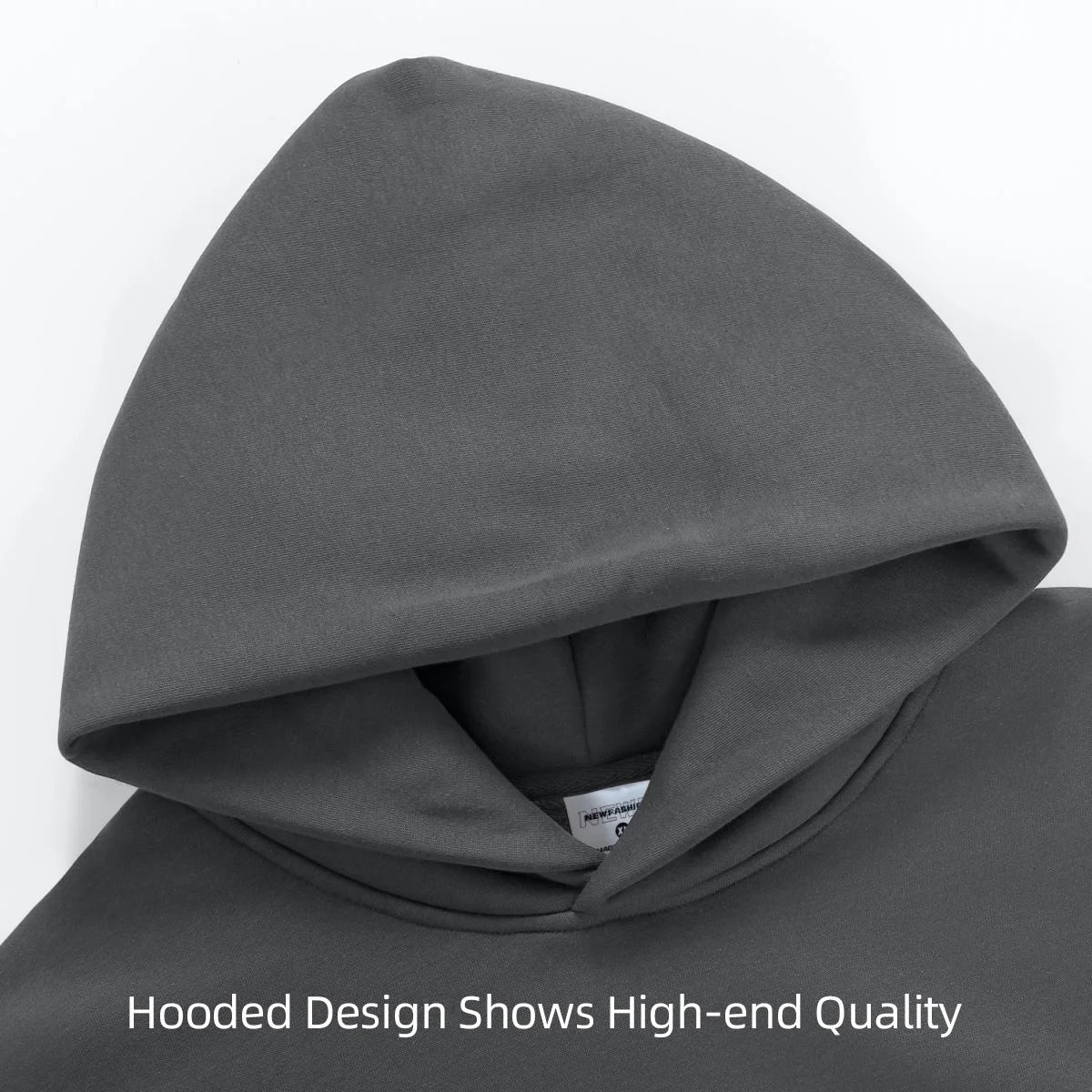 Heavy Cotton Plus Velvet Hoodie Sweater Unisex Thickened Pullover