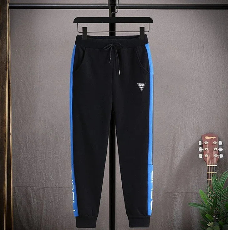 Plain Male Crew Neck Sweat Shirt and pants Style One Sets Alphabet Tracksuit