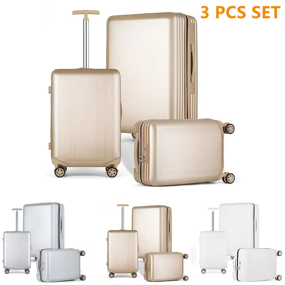 Trolley Case 3 Sets Business Travel Luggage Free Check-in