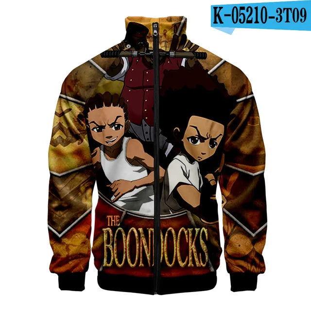 Coats The Boondocks hoodie cosplay Costume men Jacket Sweatshirts