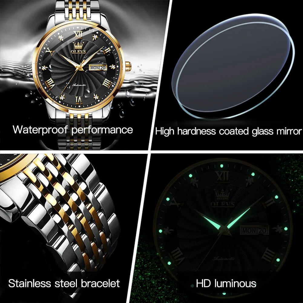 100% Original Waterproof Wristwatches Luxury Brand waterproof