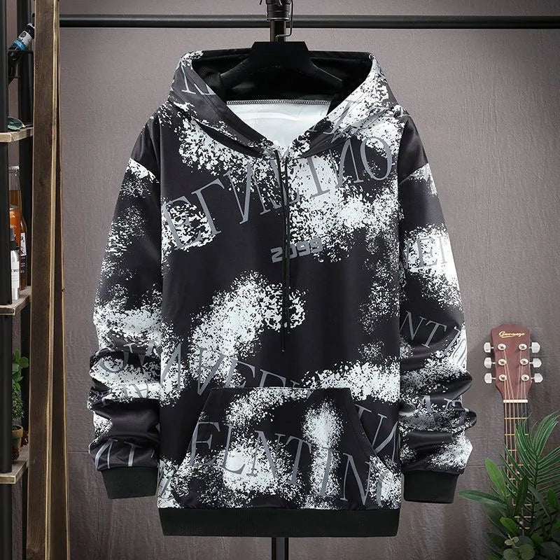 New Fashion Trend Camouflage Hoodie Set Men's Casual Relaxed Comfortable High Quality