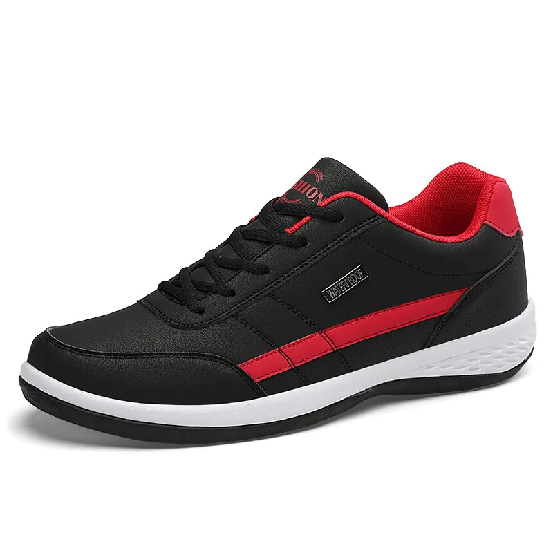 Leather Men Sneakers Casual Italian Breathable Leisure Footwear