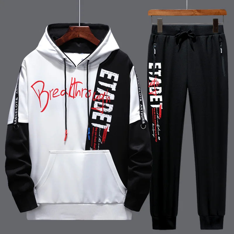 Designer new sport Hoodie 2 piece men Fashion tracksuit