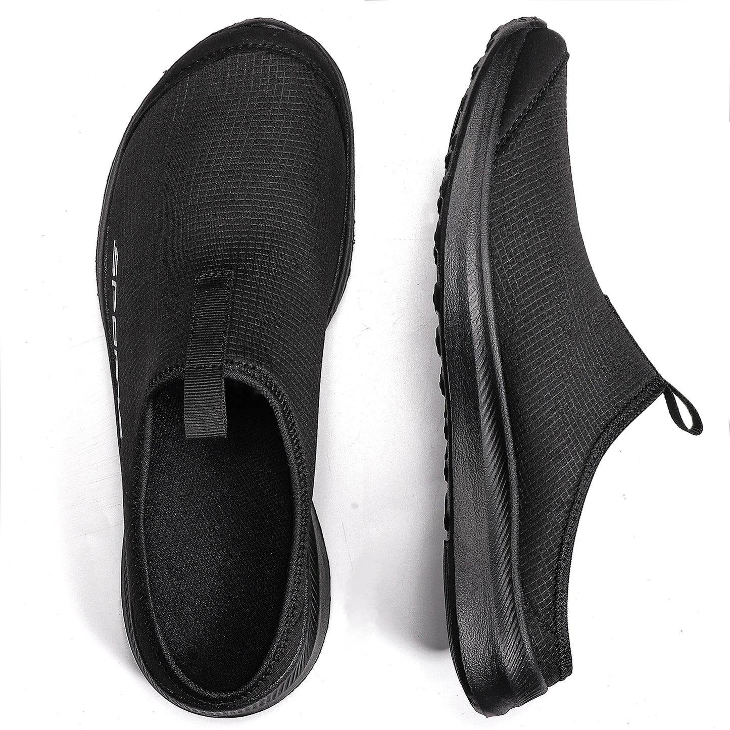 Half Slippers for Men Trendy Flat Bottom Casual Shoes Soft Sole