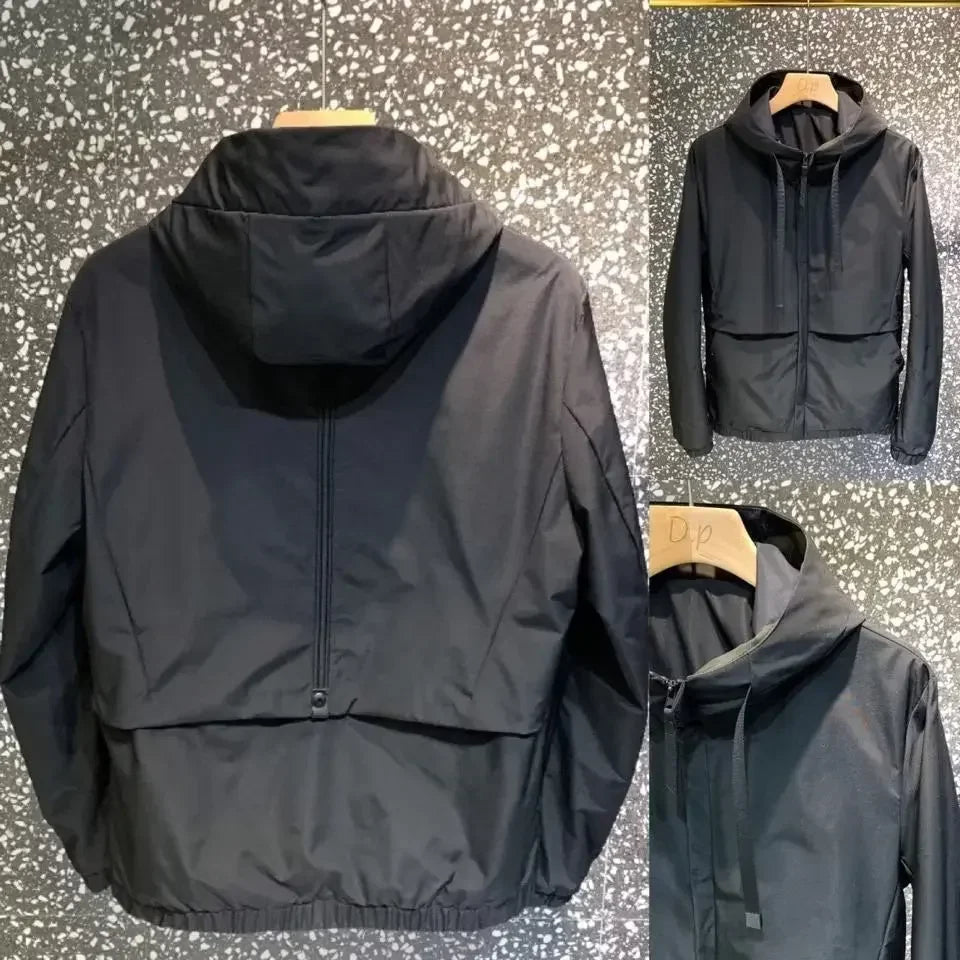 Men's Zip Up Hoodie Coat Casual Sportswear Plus Size