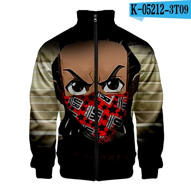 Coats The Boondocks hoodie cosplay Costume men Jacket Sweatshirts