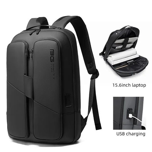 Men Anti Theft Waterproof Laptop Backpack 15.6 Inch Daily Work or School