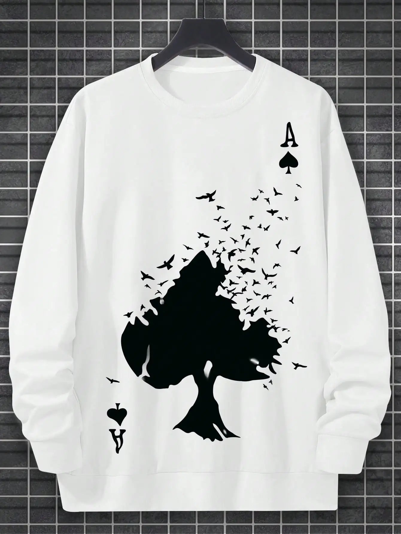 Drifting Spades Men's Sweatshirts Comfortable Pullovers