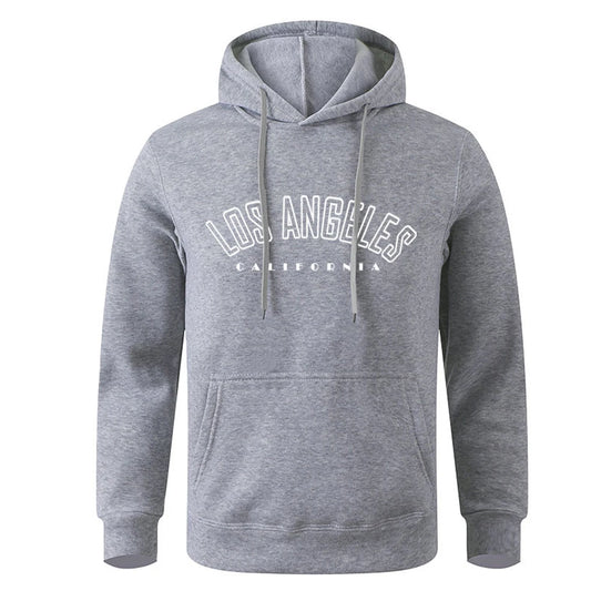 Men's and Women Los Angeles Print Hoodie Sports Streetwear Pullover