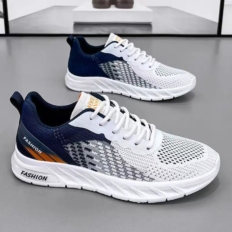 Men's Running Shoes Breathable Knit Sport  Cushion Lightweight Casual