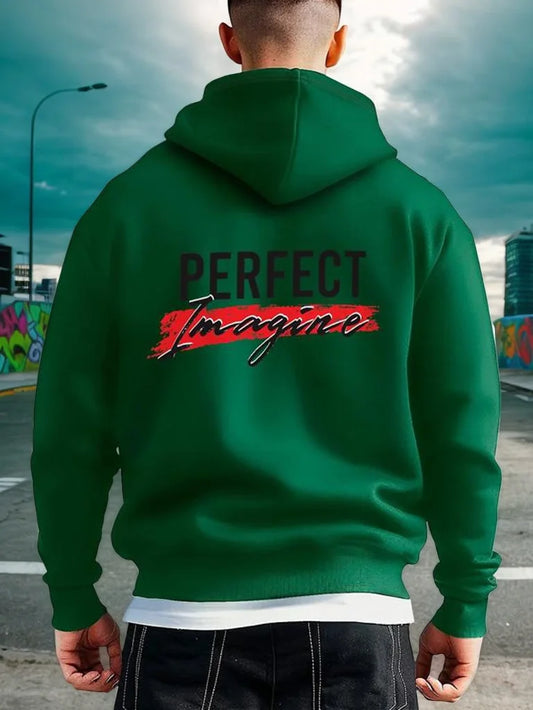 New Print American Fashion Men's Sweatshirt High Street Hip Hop Hoodies