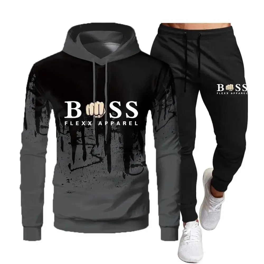 New Brand Men's Tracksuit Sportswear Hoodies Sweatshirts Sweatpants Fashion