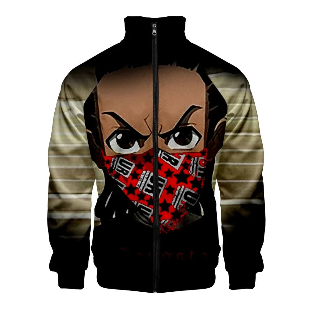 Coats The Boondocks hoodie cosplay Costume men Jacket Sweatshirts