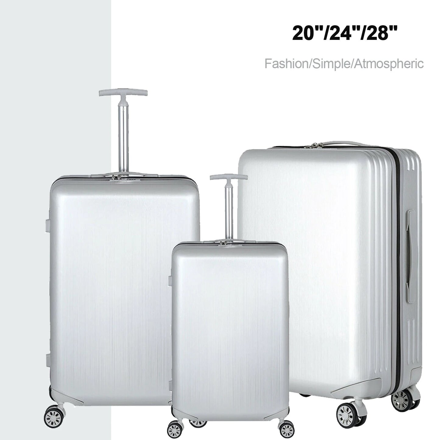 Trolley Case 3 Sets Business Travel Luggage Free Check-in