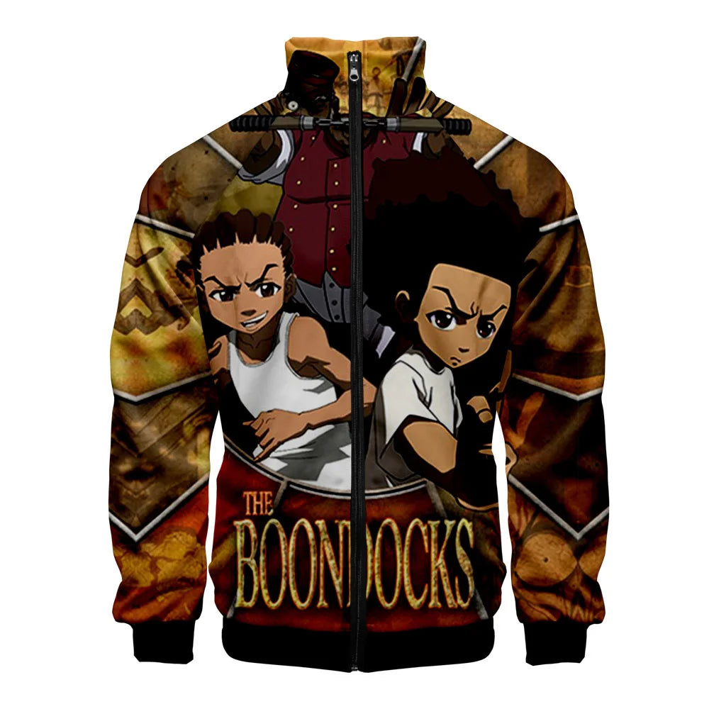 Coats The Boondocks hoodie cosplay Costume men Jacket Sweatshirts