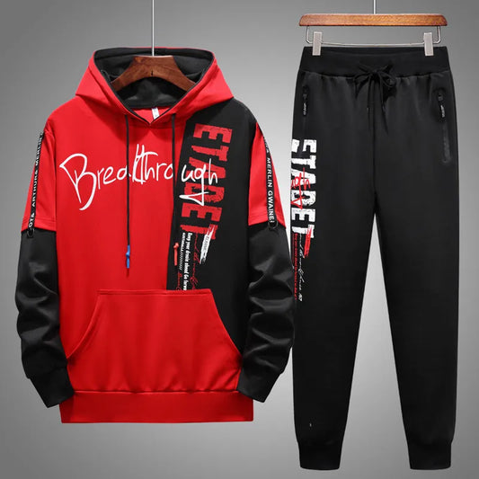 Designer new sport Hoodie 2 piece men Fashion tracksuit