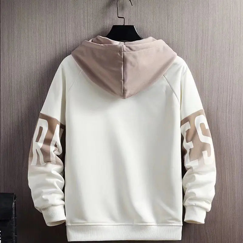 Mens Hoodie Green Loose Sweatshirt Fleeced Pastel Color High Quality Streetwear