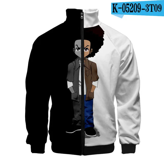 Coats The Boondocks hoodie cosplay Costume men Jacket Sweatshirts