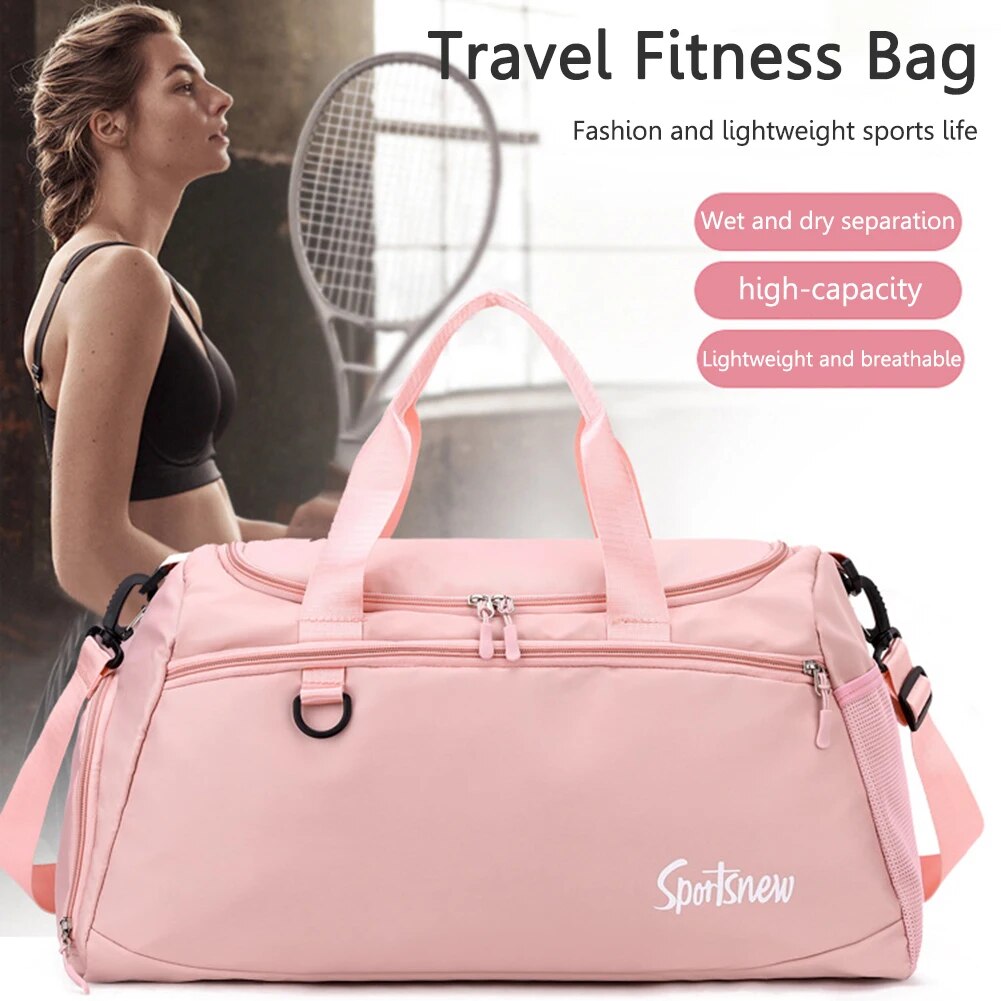 Large Capacity Travel Dry Wet Separation Fitness Training Bags