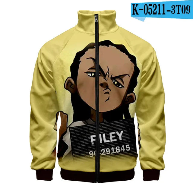 Coats The Boondocks hoodie cosplay Costume men Jacket Sweatshirts