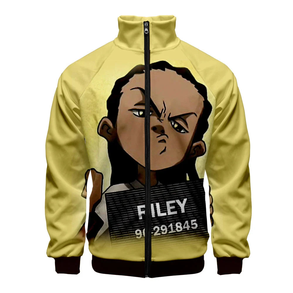 Coats The Boondocks hoodie cosplay Costume men Jacket Sweatshirts