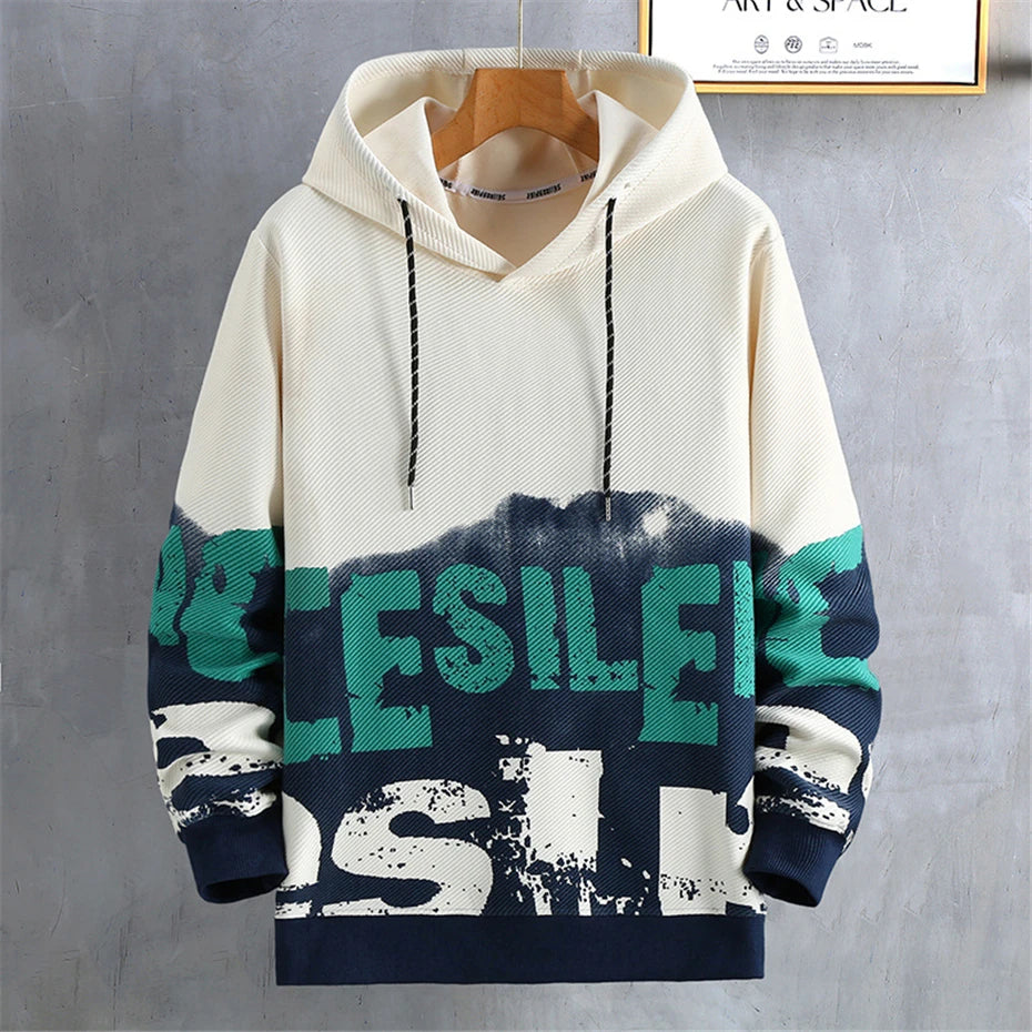 Men's Pullover Hoodies Plus Size Sweatshirt Printed Casual wear