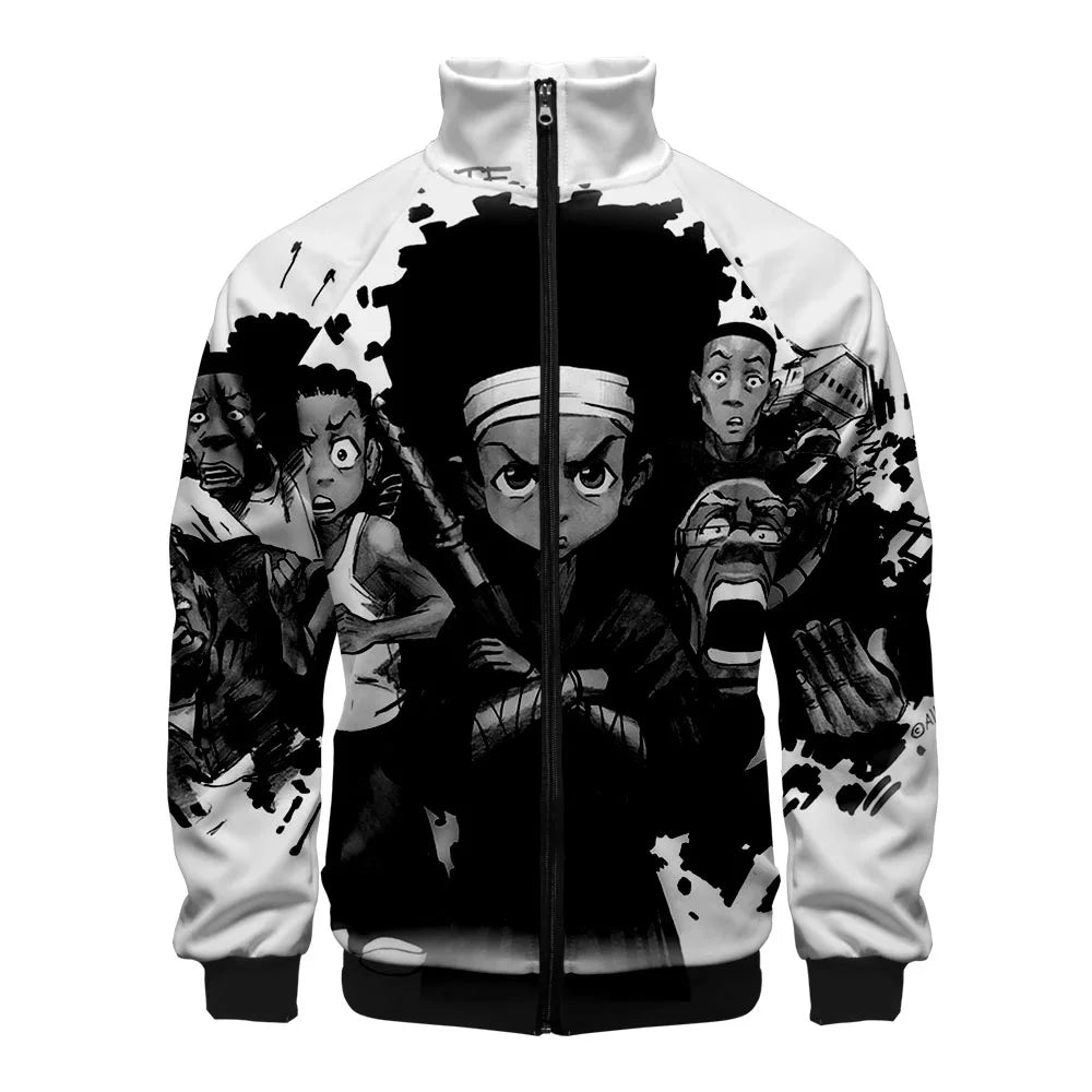 Coats The Boondocks hoodie cosplay Costume men Jacket Sweatshirts